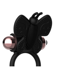 COQUETTE CHIC DESIRE - COCK RING BUTTERFLY ANILLO VIBRADOR NEGRO / GOLD