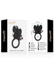 COQUETTE CHIC DESIRE - COCK RING BUTTERFLY ANILLO VIBRADOR NEGRO / GOLD