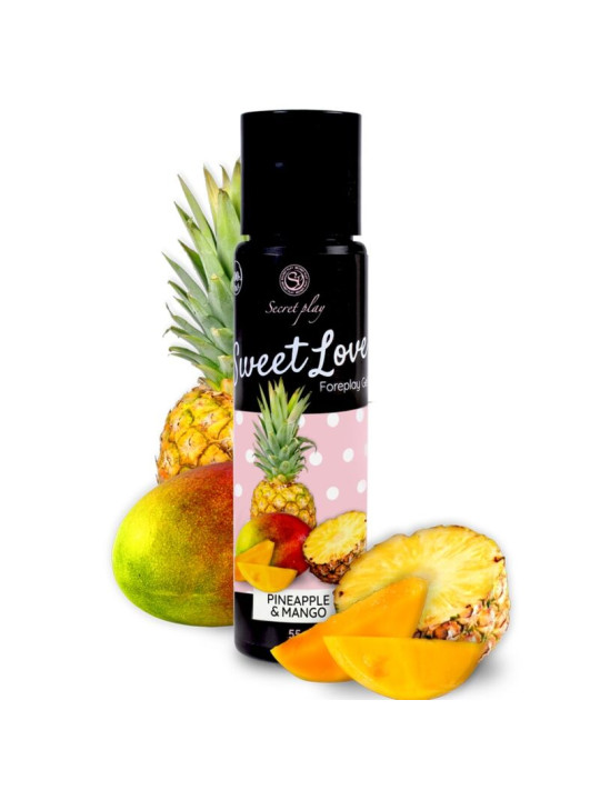 SECRETPLAY - MANGO & PINEAPPLE GEL SWEET LOVE 60 ML