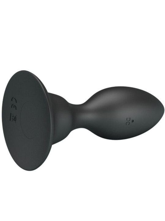 MR PLAY - PLUG ANAL CON VIBRACIÓN NEGRO CONTROL REMOTO