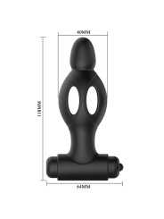 MR PLAY - PLUG ANAL DE SILICONA CON VIBRACIÓN