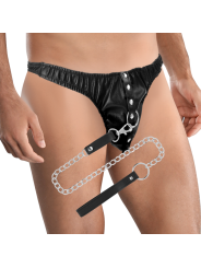DARKNESS - TANGA DE SUMISIÓN CON CADENA METAL