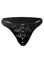 DARKNESS - TANGA DE SUMISIÓN CON CADENA METAL