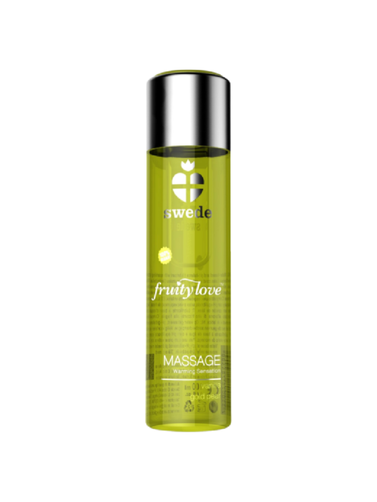 SWEDE - FRUITY LOVE ACEITE EFECTO CALOR VAINILLA Y PERA 120 ML