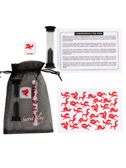 Secretplay Chronomasutra: kit de juego gay con dado