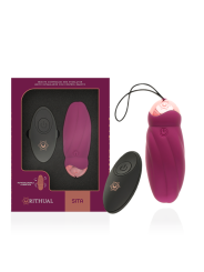 RITHUAL - SITA HUEVO CONTROL REMOTO ROTACIÓN DE PERLAS + VIBRACIÓN
