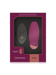 RITHUAL - SITA HUEVO CONTROL REMOTO ROTACIÓN DE PERLAS + VIBRACIÓN