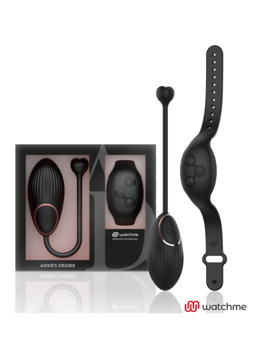 ANNE'S DESIRE - HUEVO CONTROL REMOTO TECNOLOGÍA WATCHME NEGRO