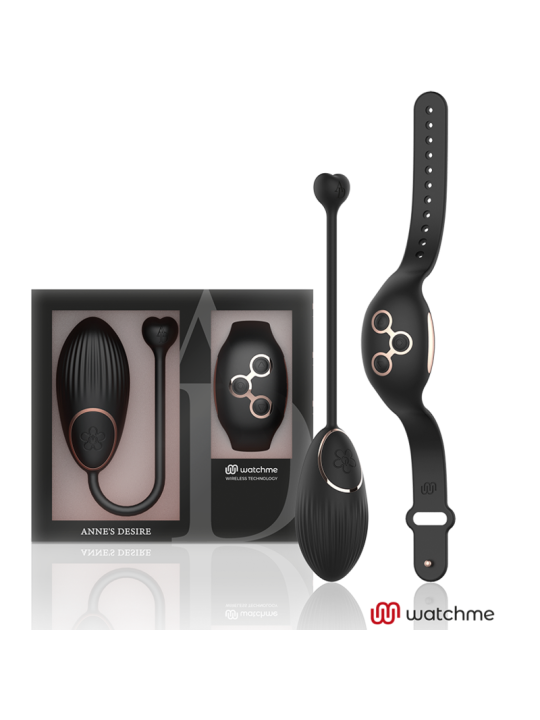 ANNE'S DESIRE - HUEVO CONTROL REMOTO TECNOLOGÍA WATCHME NEGRO/GOLD