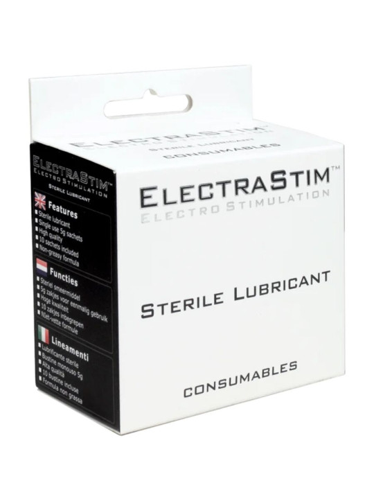 ELECTRASTIM - LUBRICANTE ESTERILIZANTE 10 UNIDADES