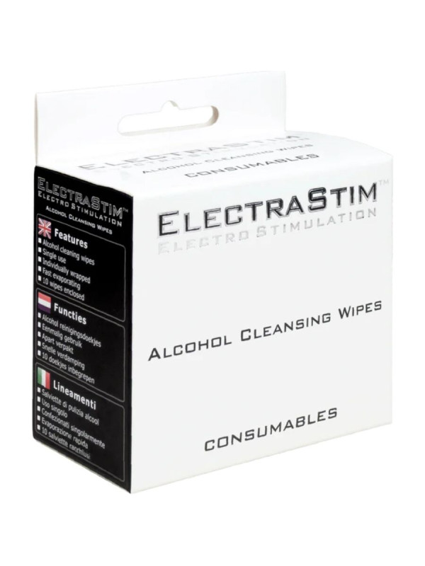 ELECTRASTIM - TOALLITAS HIGIÉNICAS CON ALCOHOL 10 UNIDADES
