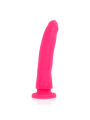 DELTA CLUB - TOYS DILDO + ARNES ROSA SILICONA MEDICA 20 CM -O- 4 CM
