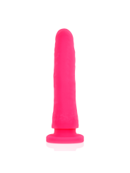 DELTA CLUB - TOYS DILDO + ARNES ROSA SILICONA MEDICA 20 CM -O- 4 CM