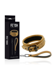 FETISH SUBMISSIVE ORIGEN - COLLAR CON CADENA CON FORRO DE NEOPRENO