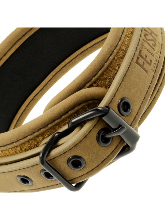 FETISH SUBMISSIVE ORIGEN - COLLAR CON CADENA CON FORRO DE NEOPRENO
