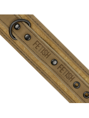 FETISH SUBMISSIVE ORIGEN - ESPOSAS TOBILLOS CUERO VEGANO CON FORRO DE NEOPRENO