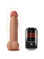 CYBER SILICOCK - ARNÉS SILICONA LIQUIDA SAUL 15.5 CM -O- 4.2 CM