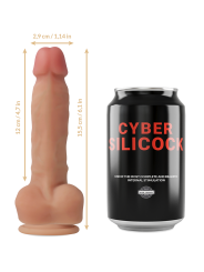 CYBER SILICOCK - ARNÉS SILICONA LIQUIDA ANSEL 15.5 CM -O- 2.9 CM