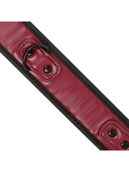 FETISH SUBMISSIVE DARK ROOM - COLLAR CON CADENA CON FORRO DE NEOPRENO