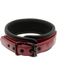 FETISH SUBMISSIVE DARK ROOM - COLLAR CON CADENA CON FORRO DE NEOPRENO