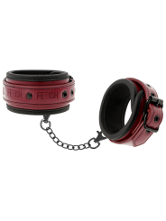 FETISH SUBMISSIVE DARK ROOM - ESPOSAS TOBILLOS CUERO VEGANO CON FORRO DE NEOPRENO