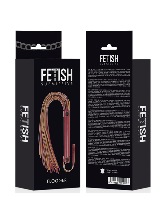 FETISH SUBMISSIVE DARK ROOM - LÁTIGO CUERO VEGANO