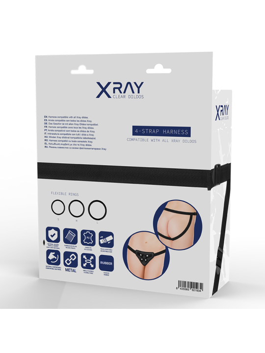 X RAY - ARNÉS COMPATIBLE CON ANILLAS SILICONA