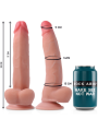 ROCKARMY - ARNÉS + DUAL DENSITY LEOPARD DILDO REALISTA 23 CM -O- 4.77 CM