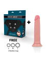 ROCKARMY - HARNESS + LIQUID SILICONE DILDO PREMIUM AVENGER 19 CM -O- 3.98 CM