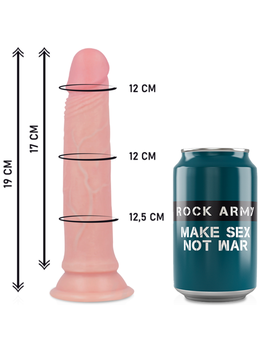 ROCKARMY - HARNESS + LIQUID SILICONE DILDO PREMIUM AVENGER 19 CM -O- 3.98 CM