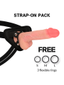ROCKARMY - ARNÉS + LIQUID SILICONE DILDO PREMIUM SPITFIRE 21 CM -O- 4.62 CM
