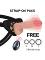 ROCKARMY - ARNÉS + LIQUID SILICONE VIBRADOR CONTROL REMOTO PREMIUM APACHE 20.5 CM -O- 4.62 CM