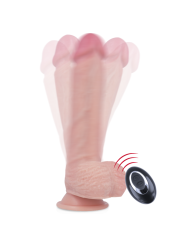 ROCKARMY - ARNÉS + LIQUID SILICONE VIBRADOR CONTROL REMOTO PREMIUM APACHE 20.5 CM -O- 4.62 CM