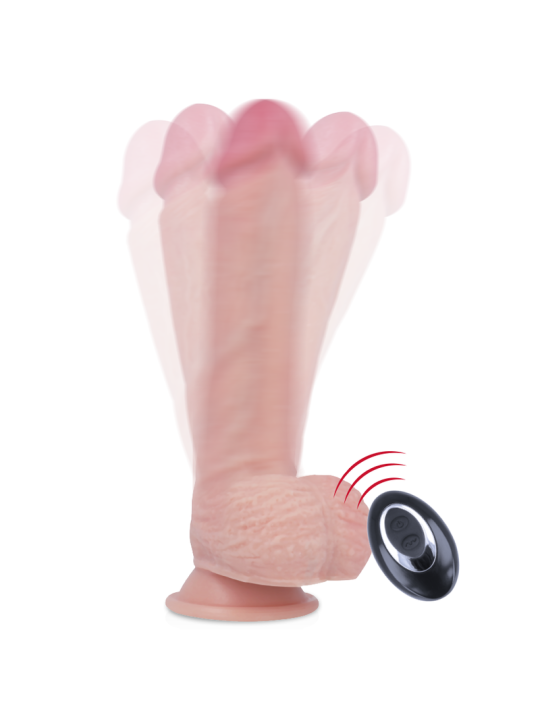 ROCKARMY - ARNÉS + LIQUID SILICONE VIBRADOR CONTROL REMOTO PREMIUM APACHE 20.5 CM -O- 4.62 CM