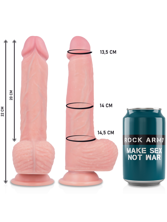 ROCKARMY - ARNES + HAWK ROTADOR Y VIBRADOR 22 CM -O- 4.6 CM