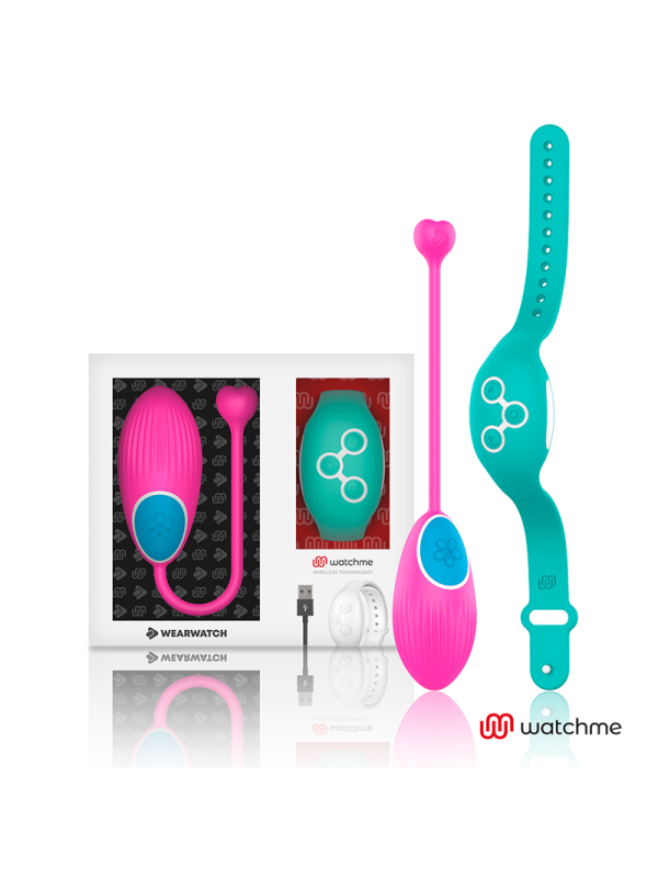 WEARWATCH - HUEVO CONTROL REMOTO TECHNOLOGY WATCHME FUCSIA / AGUA MARINA
