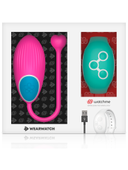 WEARWATCH - HUEVO CONTROL REMOTO TECHNOLOGY WATCHME FUCSIA / AGUA MARINA