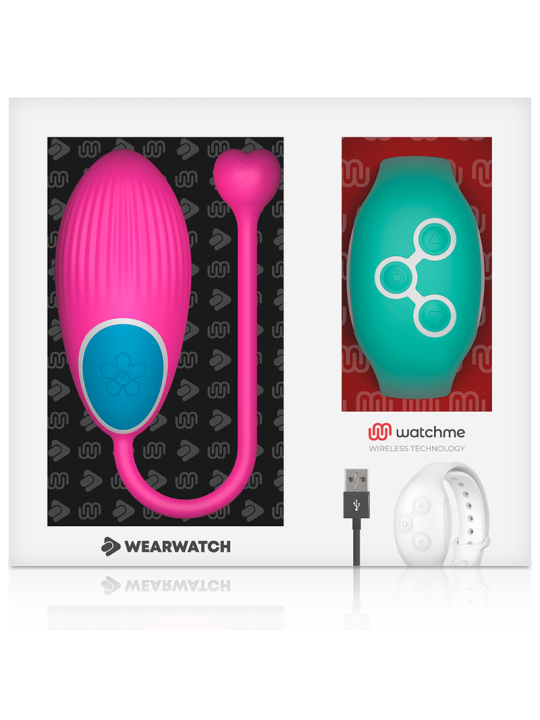 WEARWATCH - HUEVO CONTROL REMOTO TECHNOLOGY WATCHME FUCSIA / AGUA MARINA