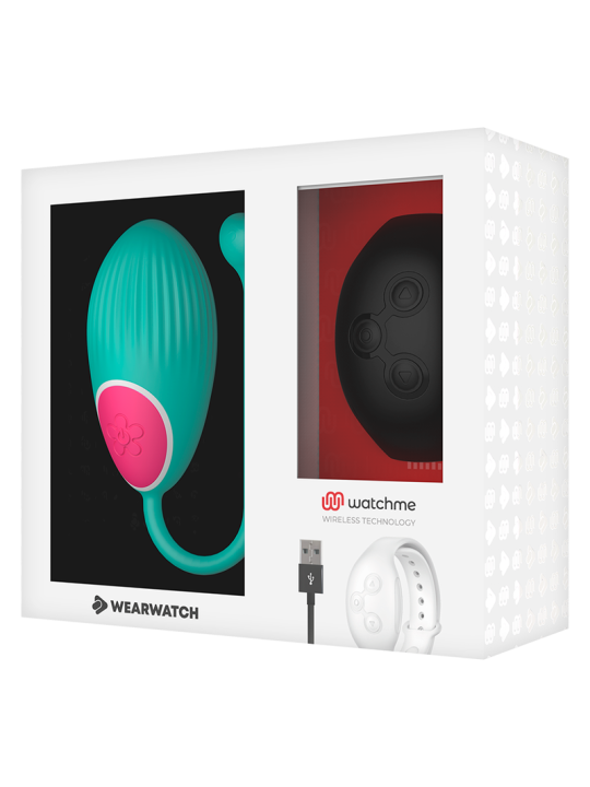 WEARWATCH - HUEVO CONTROL REMOTO TECHNOLOGY WATCHME AGUA MARINA / AZABACHE