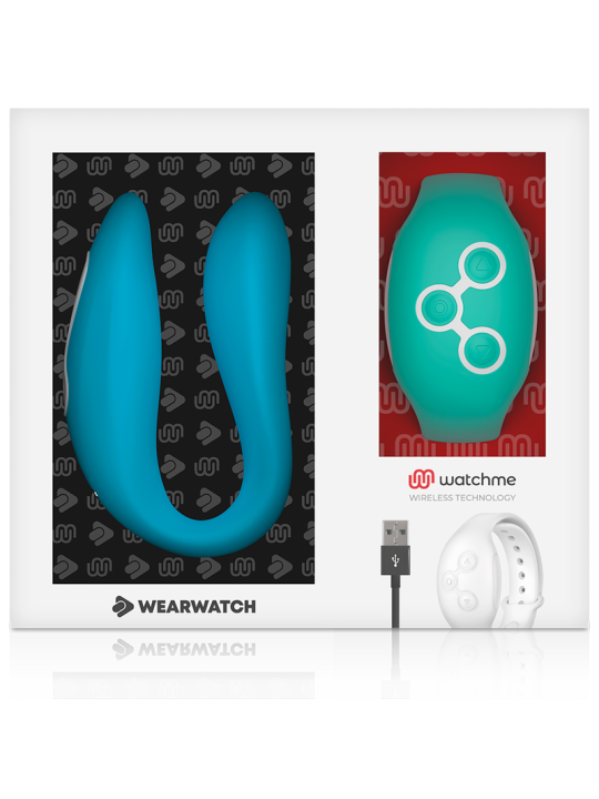 WEARWATCH - VIBRADOR DUAL TECHNOLOGY WATCHME AÑIL /AGUA MARINA
