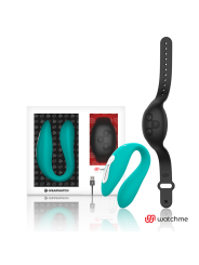 WEARWATCH - VIBRADOR DUAL TECHNOLOGY WATCHME AGUAMARINA / AZABACHE