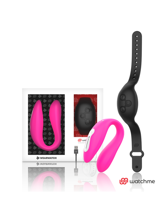 WEARWATCH - VIBRADOR DUAL TECHNOLOGY WATCHME FUCSIA /AZABACHE