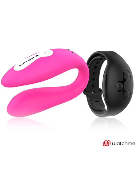 WEARWATCH - VIBRADOR DUAL TECHNOLOGY WATCHME FUCSIA /AZABACHE
