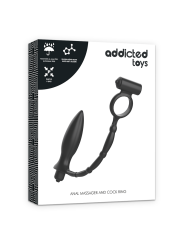 ADDICTED TOYS - PLUG ANAL CON ANILLO VIBRADOR