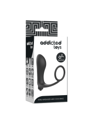 ADDICTED TOYS - PLUG ANAL VIBRADOR CON ANILLO PENE