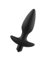 ADDICTED TOYS - MASAJEADOR PLUG ANAL CON VIBRACIÓN NEGRO