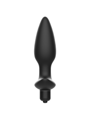 ADDICTED TOYS - MASAJEADOR PLUG ANAL CON VIBRACIÓN NEGRO