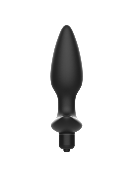 ADDICTED TOYS - MASAJEADOR PLUG ANAL CON VIBRACIÓN NEGRO