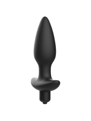 ADDICTED TOYS - MASAJEADOR PLUG ANAL CON VIBRACIÓN NEGRO