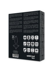 ADDICTED TOYS - MASAJEADOR PLUG ANAL CON VIBRACIÓN NEGRO